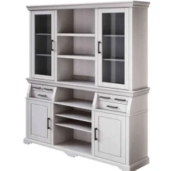 Massivholz Schränke|Anrichten*Pharao24 Buffetvitrine Jefferson