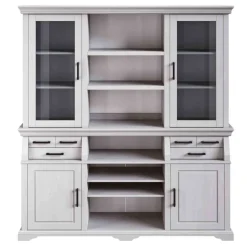 Massivholz Schränke|Anrichten*Pharao24 Buffetvitrine Jefferson