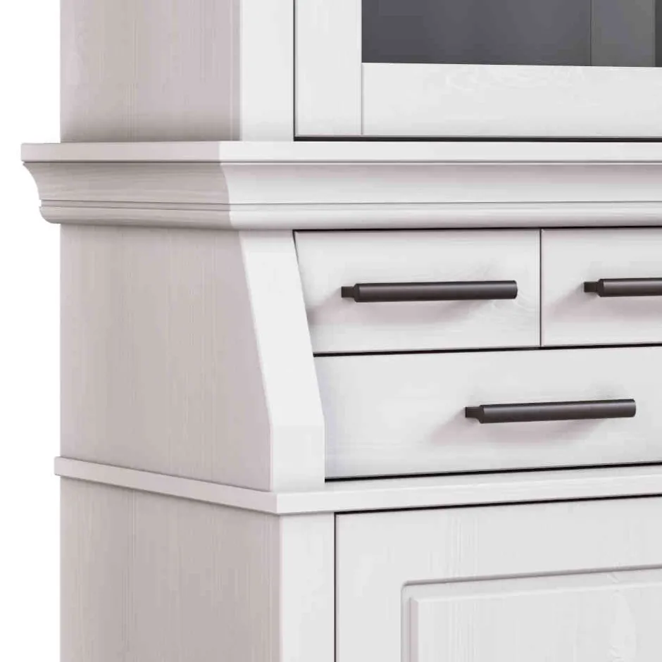 Massivholz Schränke|Anrichten*Pharao24 Buffetvitrine Jefferson