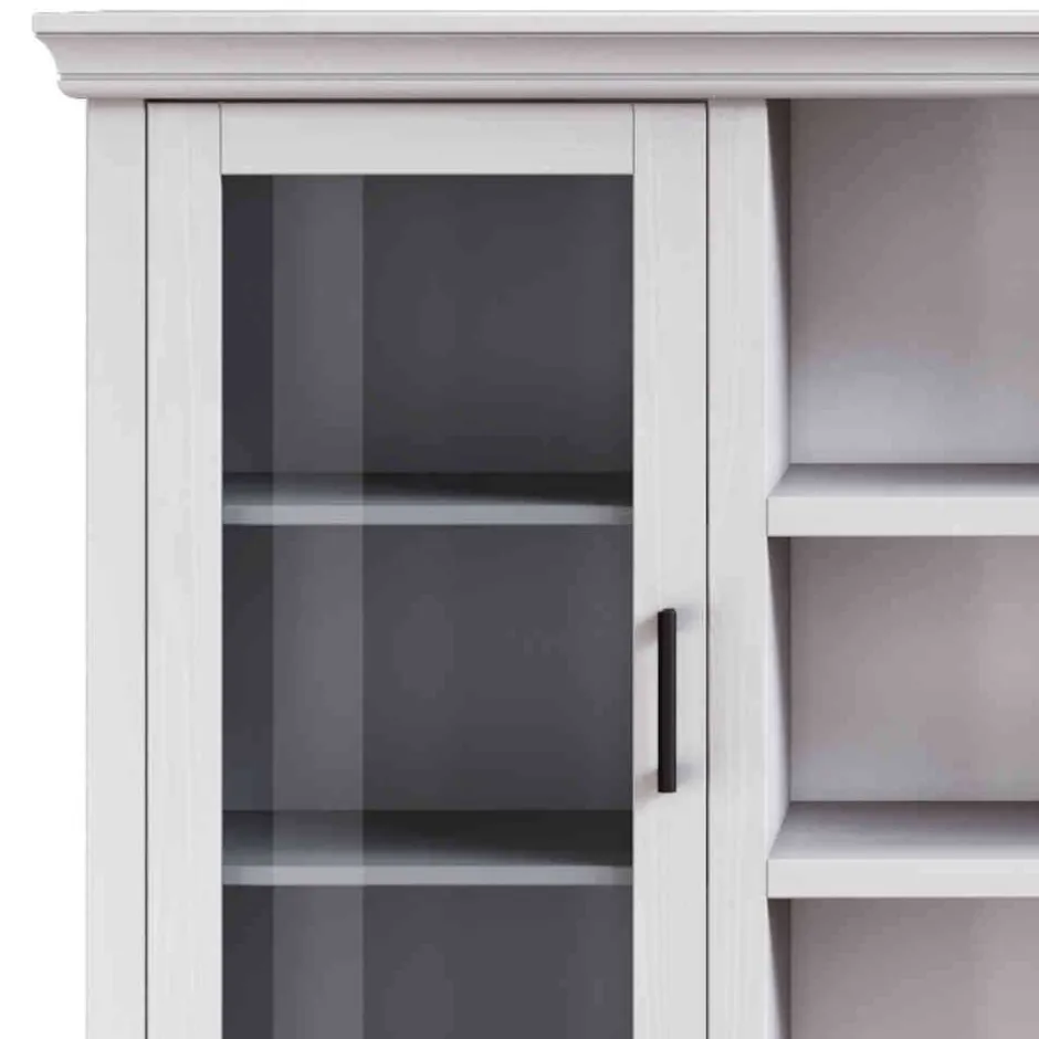 Massivholz Schränke|Anrichten*Pharao24 Buffetvitrine Jefferson