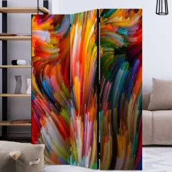 Pharao24 Bunter Paravent Asten> Paravents|Raumteiler