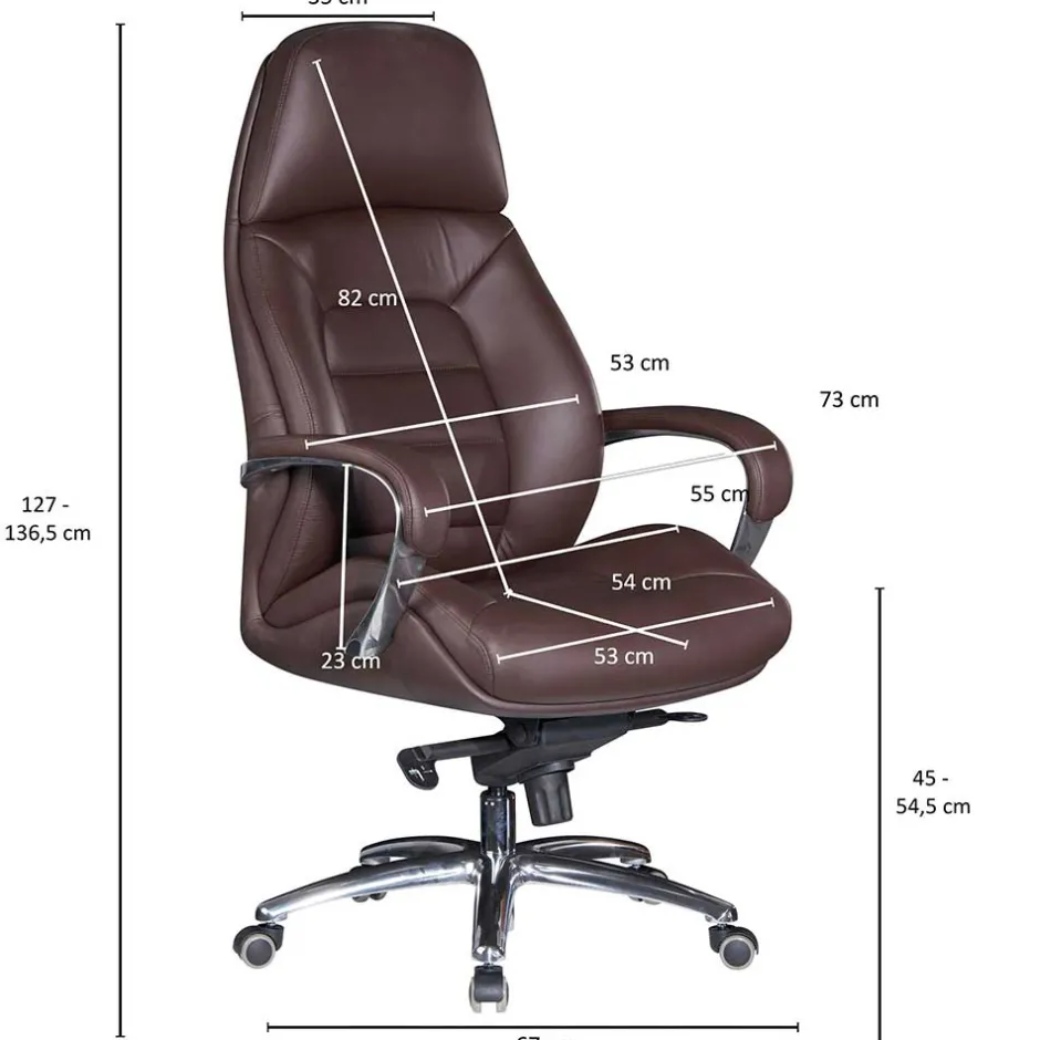 Bürostuhl*Pharao24 Chefsessel Rikers