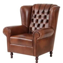 Polstermöbel|Wohnzimmer Sessel*Pharao24 Chesterfield Ohrenbackensessel Hambor