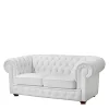 Polstermöbel|Wohnzimmercouch*Pharao24 Chesterfield Zweier Sofa Jymm