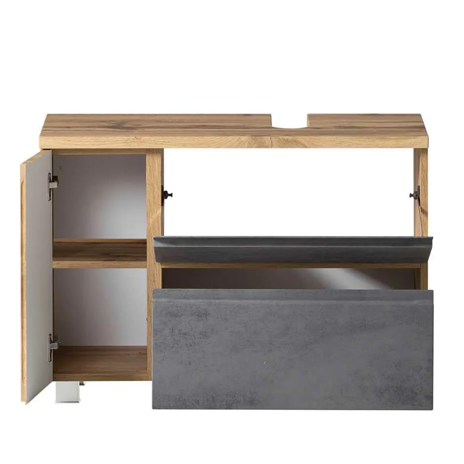 Waschbeckenunterschränke|Bad Unterschränke*Pharao24 85cm Waschtisch Tagma