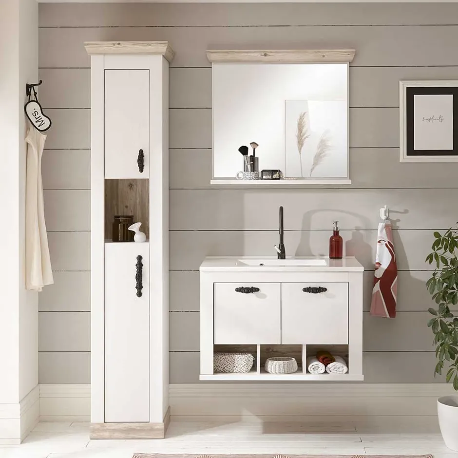 Badmöbel Sets*Pharao24 Contry Badmöbel Set Atridia