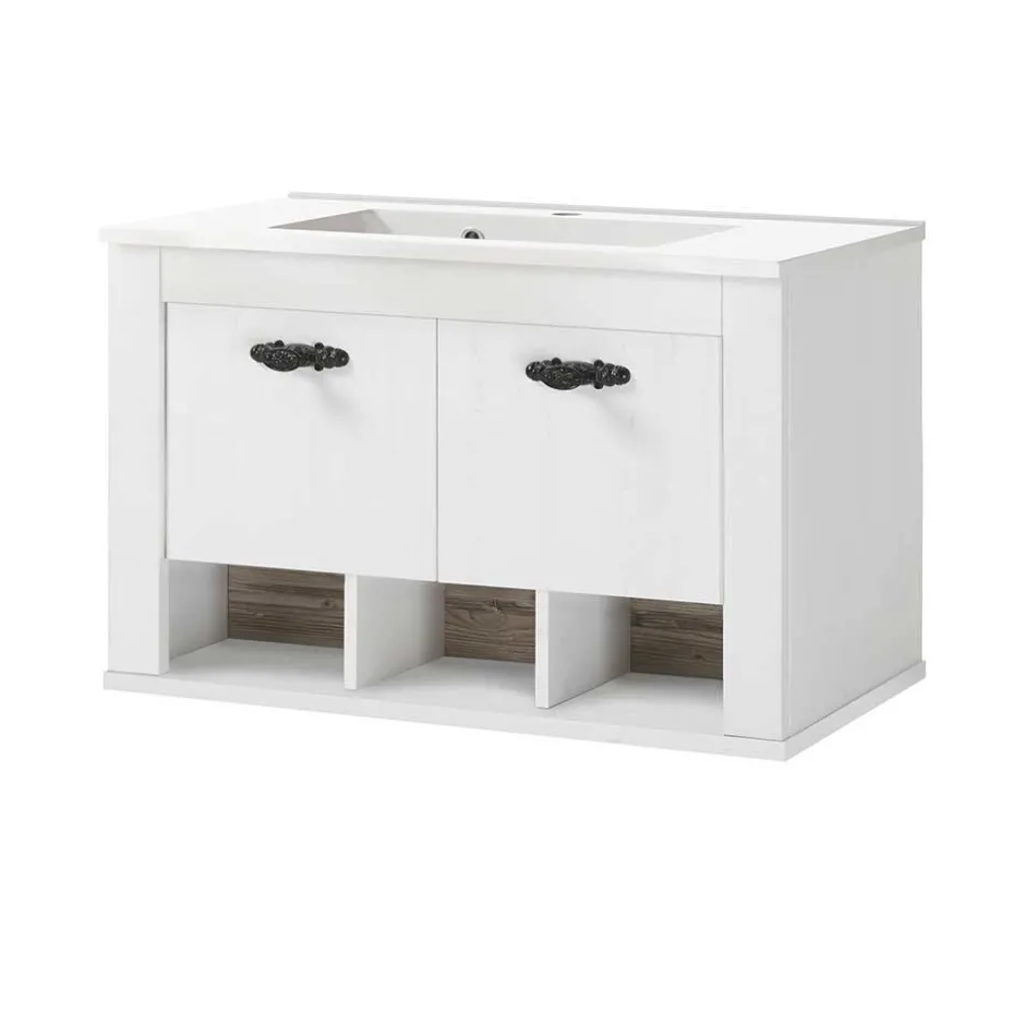 Badmöbel Sets*Pharao24 Contry Badmöbel Set Atridia