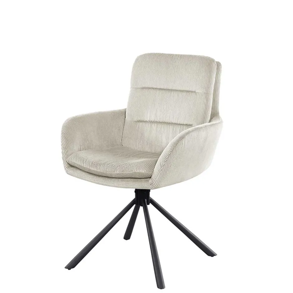 Armlehnstühle*Pharao24 Cord Armlehnstuhl Ricetto