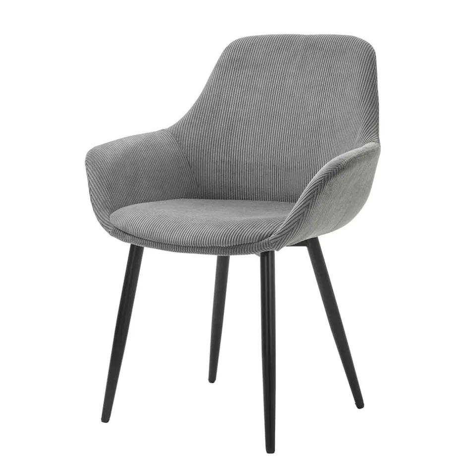 Pharao24 Cord Polsterstühle Monika> Armlehnstühle