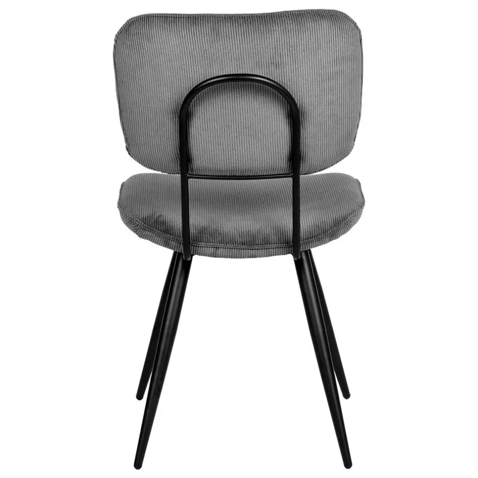 Polsterstühle*Pharao24 Cord Polsterstuhl Set Candabria