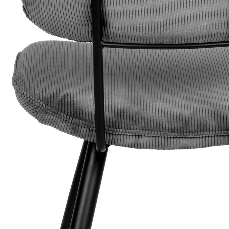 Polsterstühle*Pharao24 Cord Polsterstuhl Set Candabria