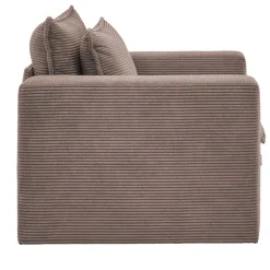 Relaxsessel*Pharao24 Cord Sessel und Hocker Mejan