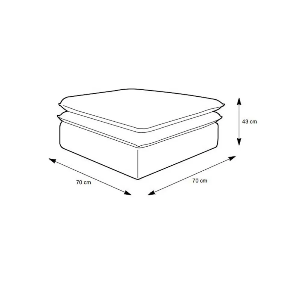Relaxsessel*Pharao24 Cord Sessel und Hocker Mejan