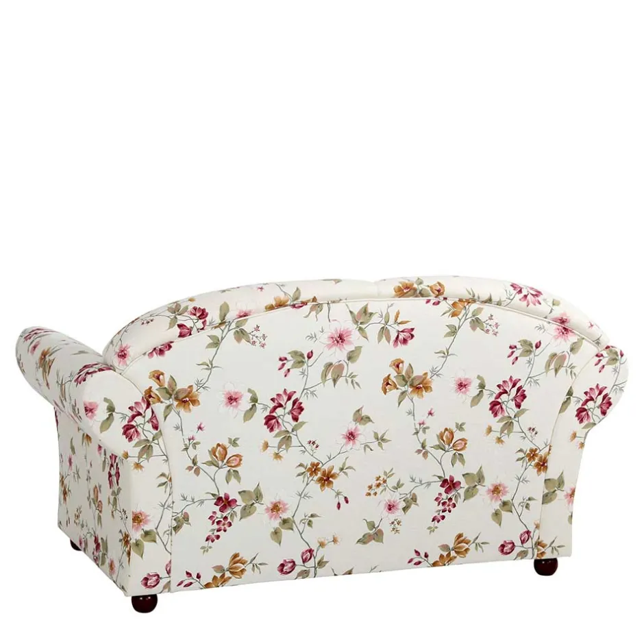 Pharao24 Couch mit Blumenmuster Isner> Polstermöbel|Wohnzimmercouch