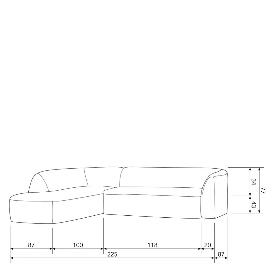 Wohnzimmercouch|Wohnlandschaften*Pharao24 Couchecke Gordon