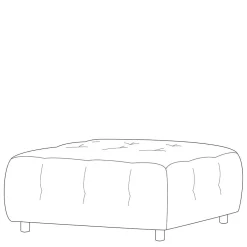 Hocker|Sitzhocker*Pharao24 Couchhocker für Modulsofa Kyperia