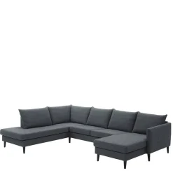 Pharao24 Couchlandschaft Anthrazit Sanctos> Wohnlandschaften|Ecksofas