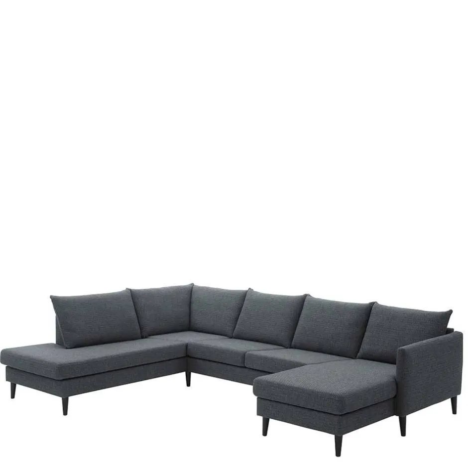 Pharao24 Couchlandschaft Anthrazit Sanctos> Wohnlandschaften|Ecksofas