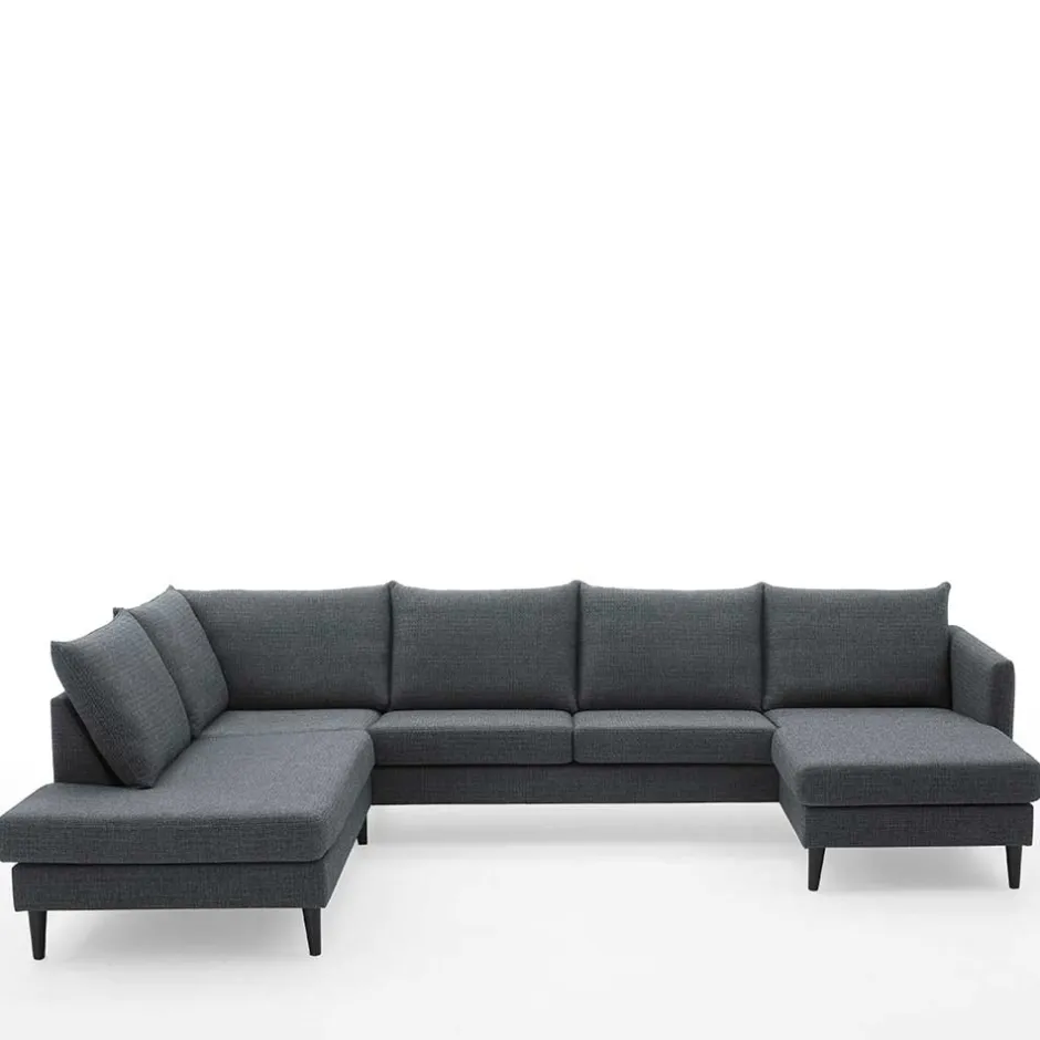 Pharao24 Couchlandschaft Anthrazit Sanctos> Wohnlandschaften|Ecksofas