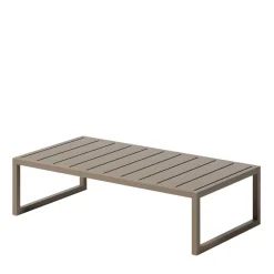 Gartenmöbel*Pharao24 Couchtisch Aluminium Blanca