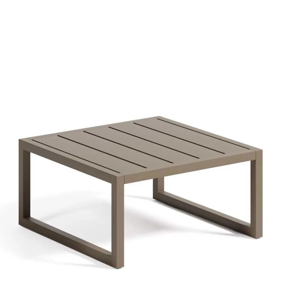Gartenmöbel*Pharao24 Couchtisch Aluminium Blanca