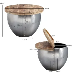 Truhen*Pharao24 Couchtisch Civetta