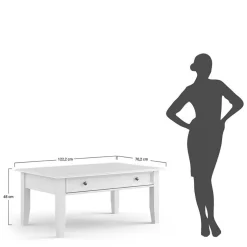 Massivholztische|Couchtische*Pharao24 Couchtisch Corao