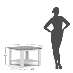 Wohnzimmertisch|Beistelltische*Pharao24 Couchtisch Jeanys