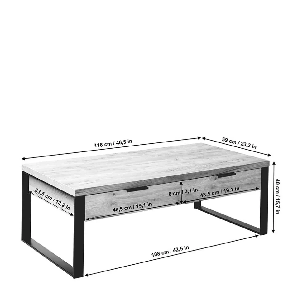 Wohnzimmertisch|Couchtische*Pharao24 Couchtisch Laraina