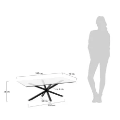 Glastische*Pharao24 Couchtisch Mejan