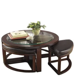 Tisch Mit Stühlen|Esszimmer Sets*Pharao24 Couchtisch mit Hockern Racadia