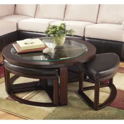 Tisch Mit Stühlen|Esszimmer Sets*Pharao24 Couchtisch mit Hockern Racadia