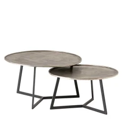 Pharao24 Couchtisch Set Hedda> Wohnzimmertisch|Beistelltische