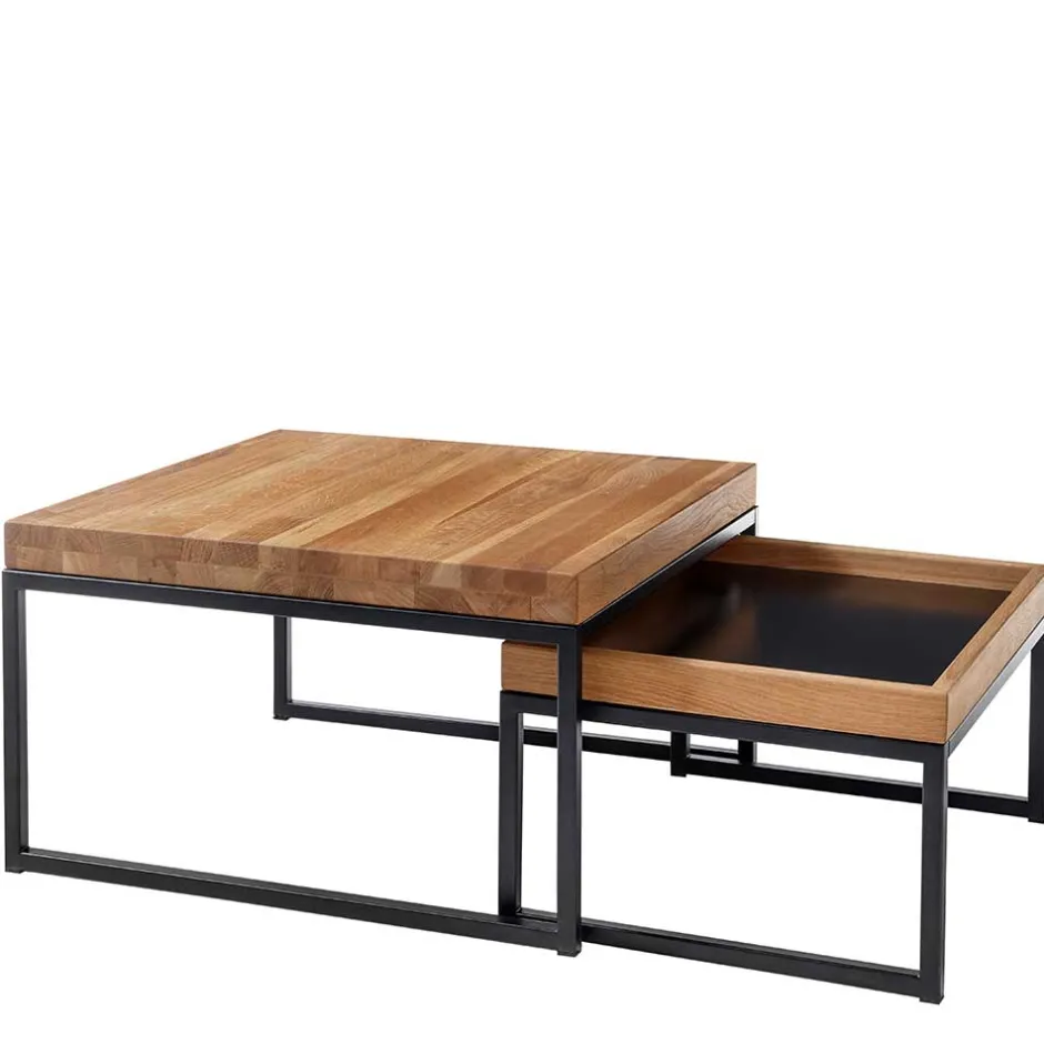 Wohnzimmertisch|Massivholztische*Pharao24 Couchtisch Set Isola