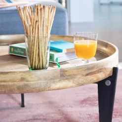 Massivholztische|Wohnzimmertisch*Pharao24 Couchtisch Slavrio