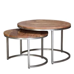 Massivholztische|Wohnzimmertisch*Pharao24 Couchtische Carito