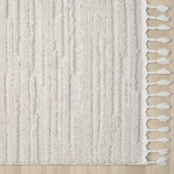 Teppiche*Pharao24 Cremeweißer Teppich Yemla