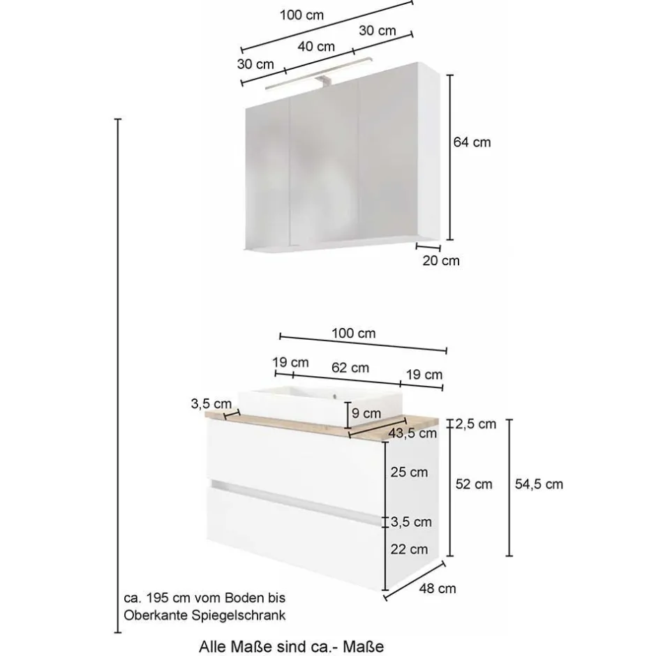 Pharao24 Design Badezimmer Set Vulray> Badmöbel Sets