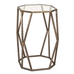 Glastische*Pharao24 Design Beistelltisch Nelzoma