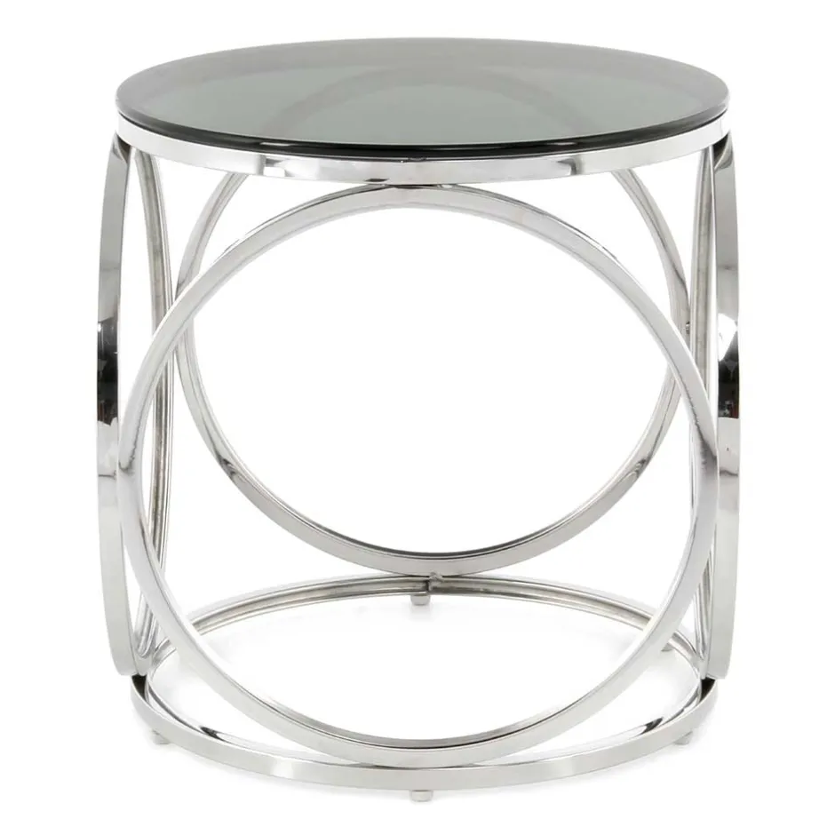 Pharao24 Design Beistelltisch Quartia> Glastische