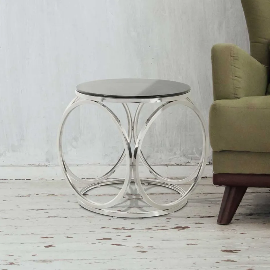 Pharao24 Design Beistelltisch Quartia> Glastische