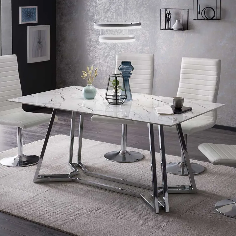 Pharao24 Design Esstisch Nedaz> Glastische