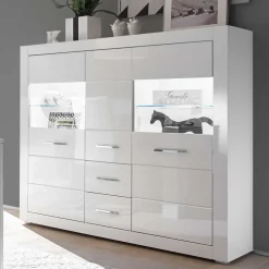 Pharao24 Design Highboard Triango> Esszimmerkommoden|Wohnzimmerkommoden