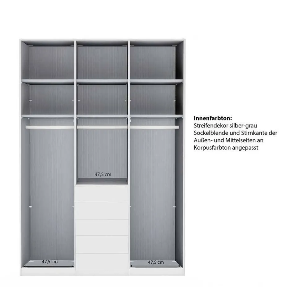 Pharao24 Design Kleiderschrank Bean> Jugendkleiderschrank