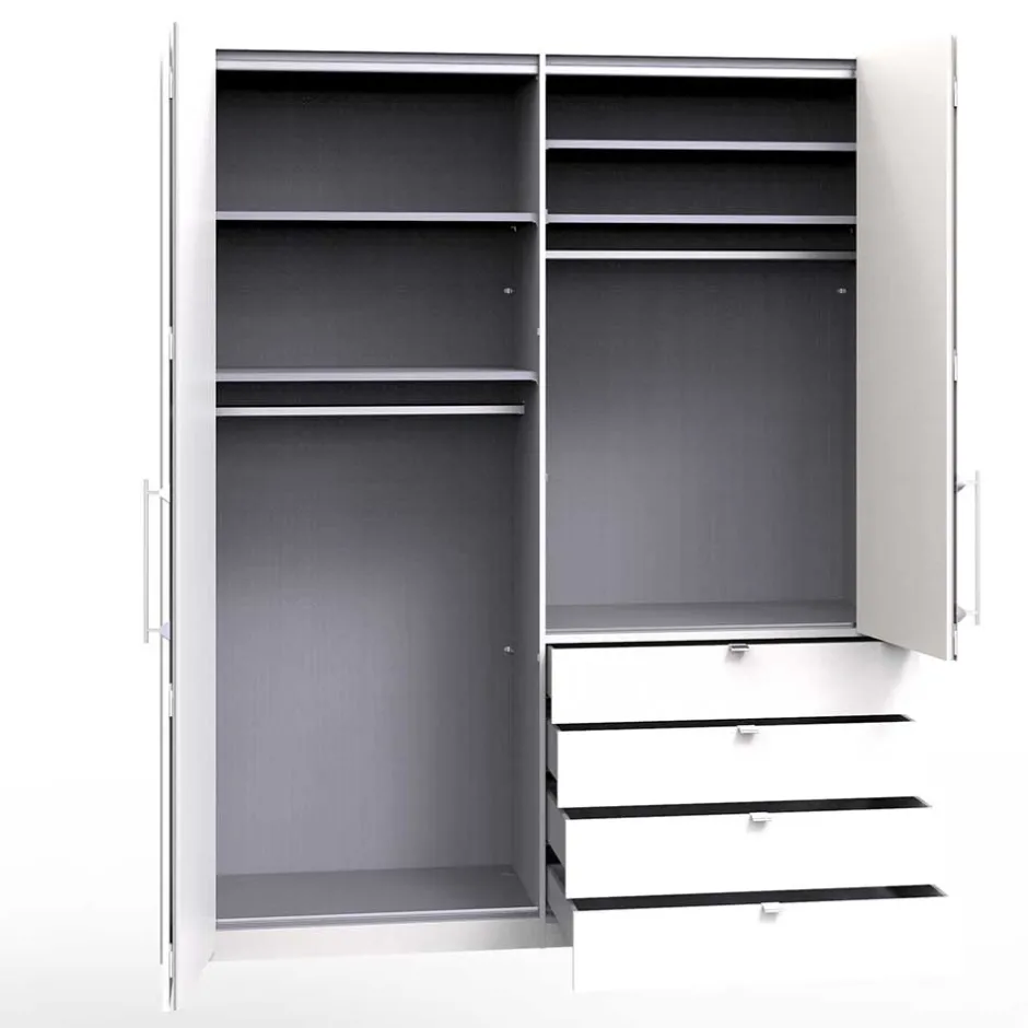 Jugendkleiderschrank*Pharao24 Design Kleiderschrank Grinzia