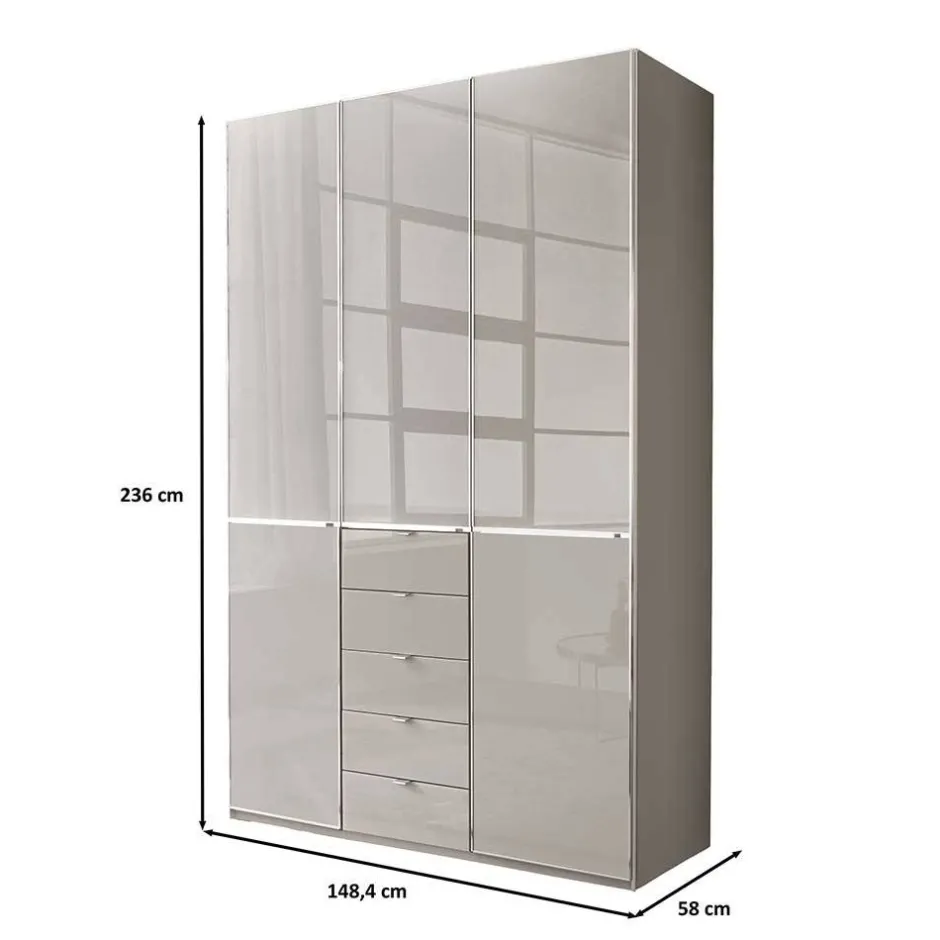 Pharao24 Design Schlafzimmerschrank Voscona> Jugendkleiderschrank