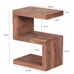 Wohnzimmertisch|Beistelltische*Pharao24 Design Tischchen Selvas