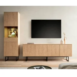 Pharao24 Design Wohnwand Carno> Moderne Wohnwände|Wohnwand 250 Cm