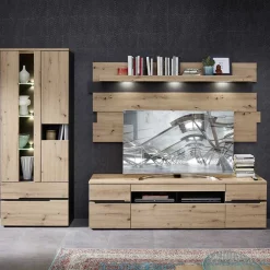 Wohnwand 250 Cm|Moderne Wohnwände*Pharao24 Design Wohnwand Esdravos