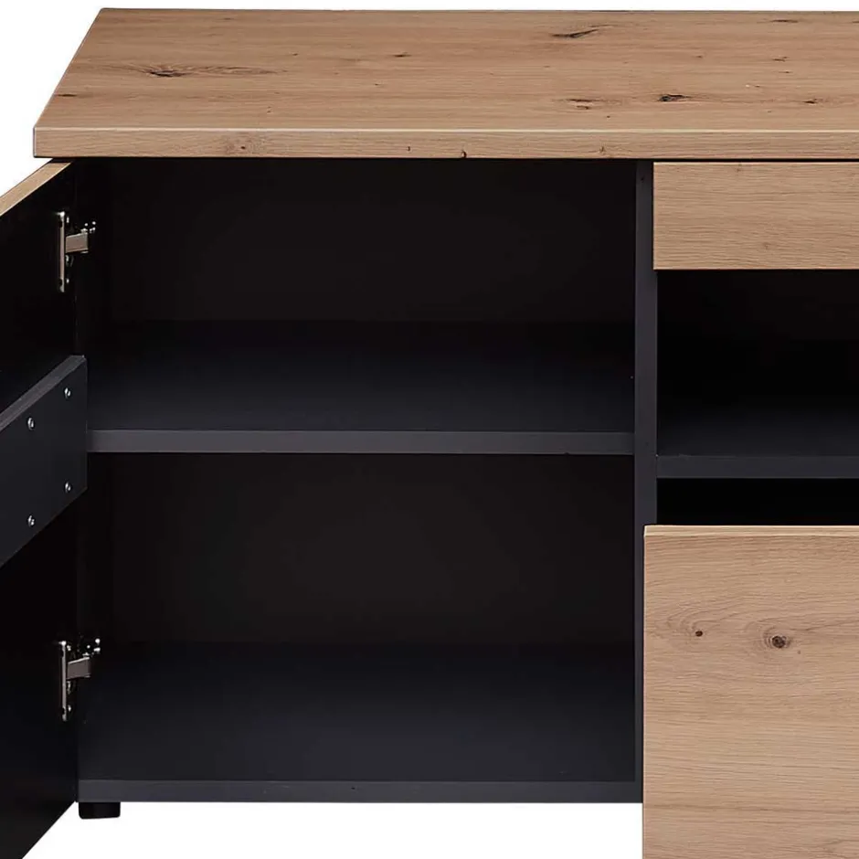 Wohnwand 250 Cm|Moderne Wohnwände*Pharao24 Design Wohnwand Esdravos